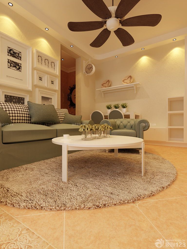 2025客厅布艺沙发摆放图片