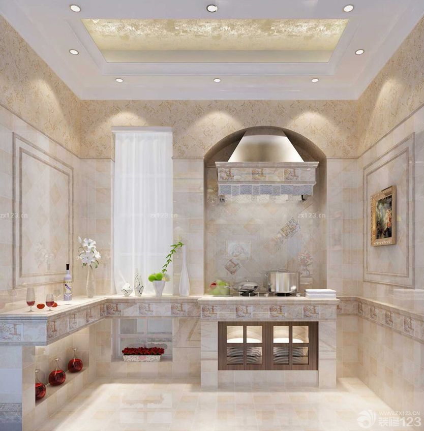 2025豪华卫生间瓷砖壁画装修实景图