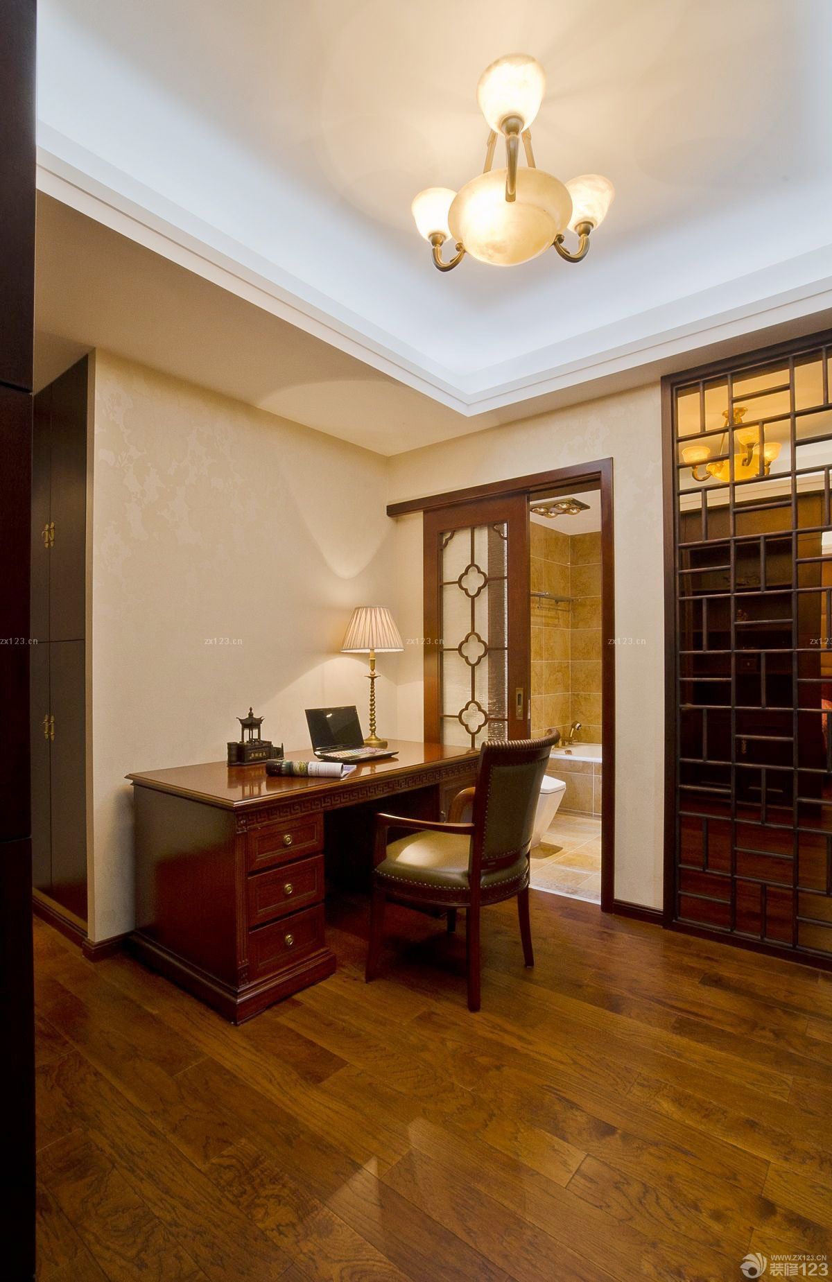 主卧室带书房隔断门装修图片大全