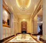 豪华别墅过道欧式罗马柱装修效果图欣赏