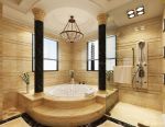 最新浴室欧式罗马柱装修设计效果图