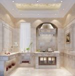 2025豪华卫生间瓷砖壁画装修实景图