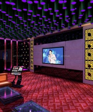 2025最新家庭ktv红色地毯贴图效果大全 