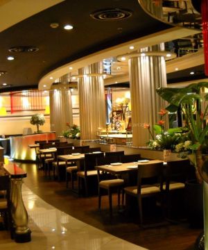 2025最新现代风格特色快餐店装修效果图欣赏