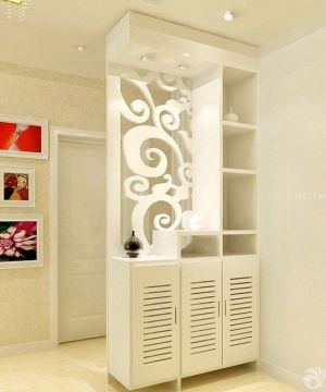 最新现代欧式风格客厅玄关鞋柜设计图片