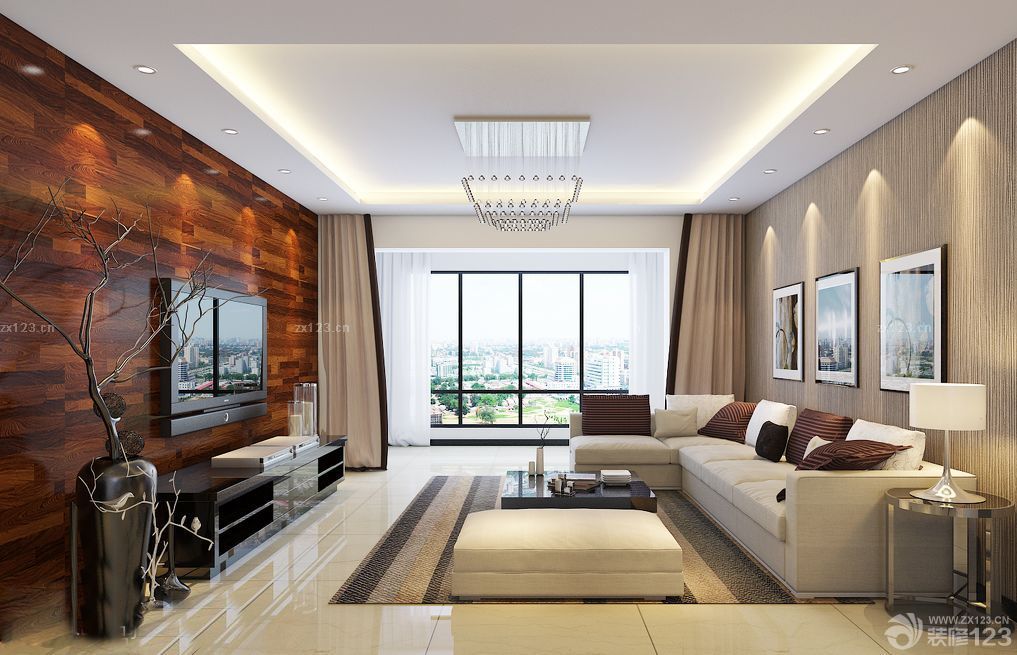 2025现代风格阳台阳光房客厅装饰图