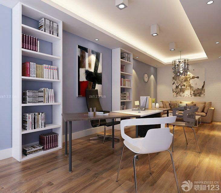 最新30平米单身公寓书房家具装修