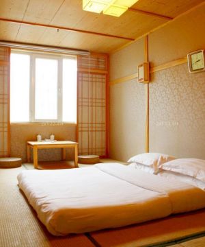 雅致舒适日式榻榻米主卧室装修设计效果图片欣赏