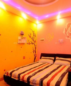 复古日式榻榻米十平米家装小卧室装修效果图片