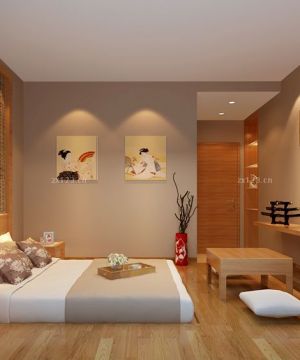 现代时尚日式小卧室榻榻米装修效果图片2020