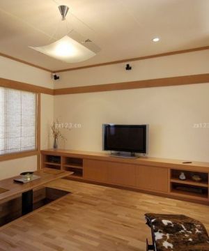 小户型日式简约家居客厅装修设计效果图欣赏