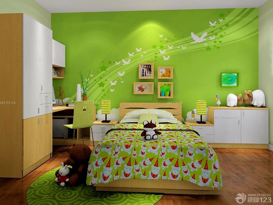 2025最新田园小户型创意儿童房间布置效果图
