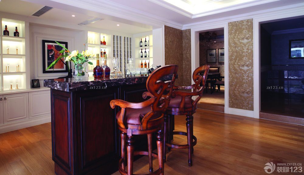 2025欧式吧台实木地板贴图效果图片大全