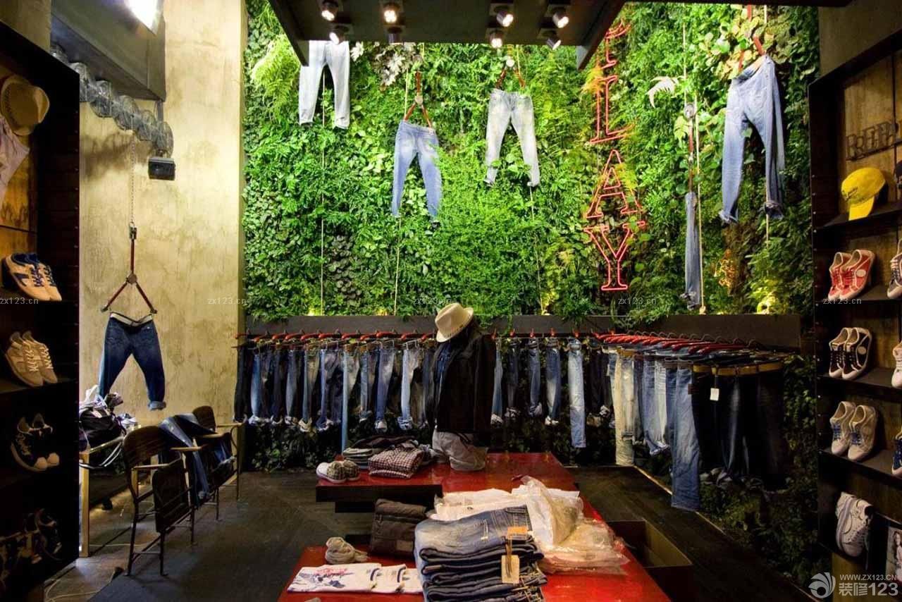 2025最新个性服装店墙面植物设计案例