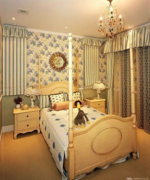 温馨海洋风格小户型儿童房间布置效果图片