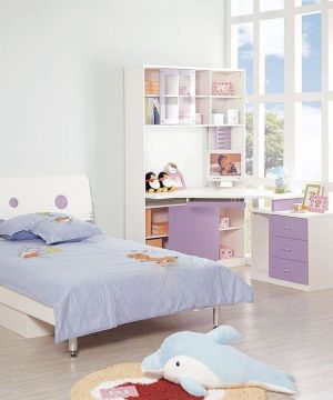 清新现代小户型创意家居儿童房间布置效果图欣赏