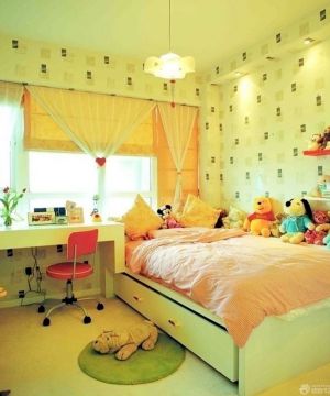 温馨可爱小户型创意儿童房间布置效果图大全