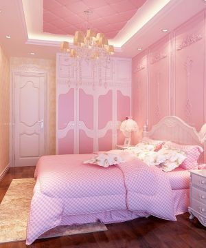 女孩温馨卧室室内装饰设计效果图片