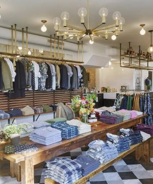 2025最新个性服装店展示架设计案例