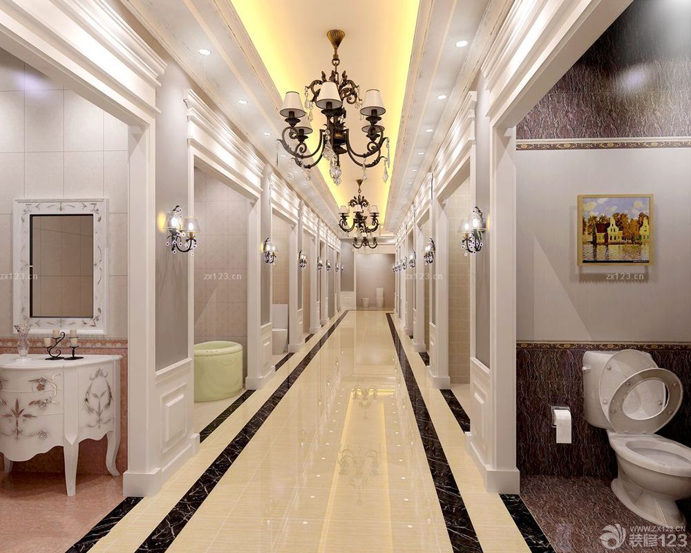 最新瓷砖店面展厅设计实景图