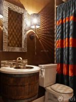 二室一厅欧式浴帘图片 