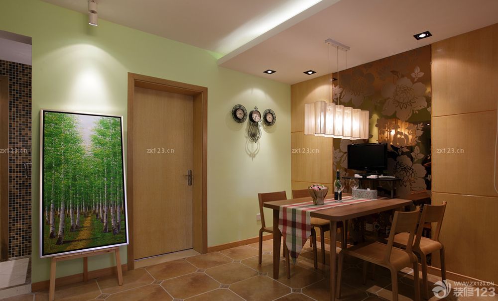 现代简约风格餐厅高分子踢脚线设计效果图大全