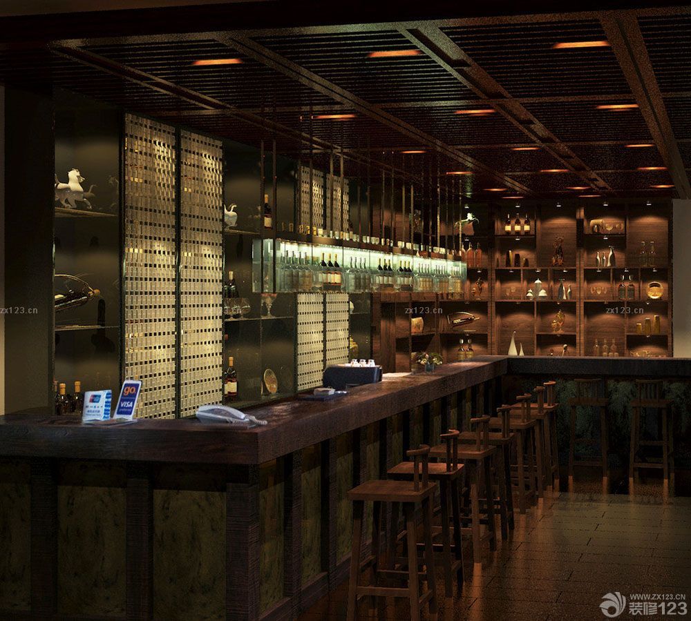 小酒吧吧台装修风格效果图片大全