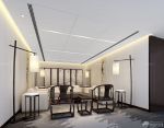2025简约中式风格休息室设计效果图片