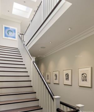 最新现代别墅房屋楼梯设计效果图