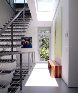 2023最新房屋铁艺楼梯扶手设计图片大全