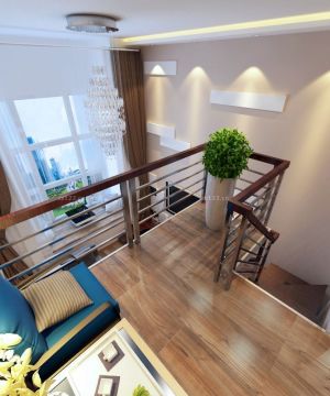 最新复式公寓房屋楼梯设计图片欣赏