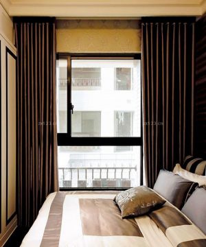 东南亚欧式复古风格窗帘搭配样板房大全