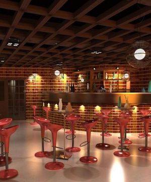小酒吧美式混搭装修风格效果图片大全
