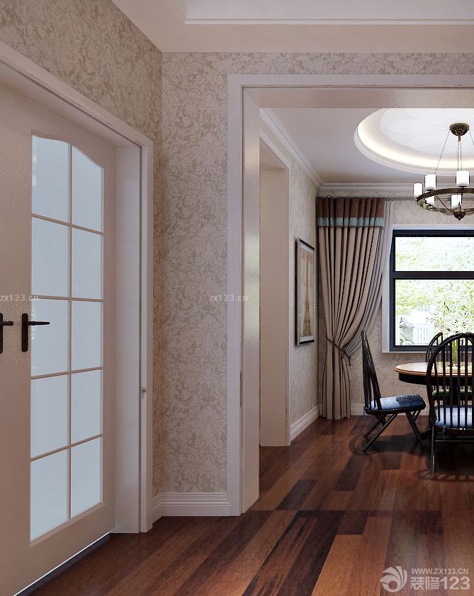 2025最新美式风格室内双开房门设计图片