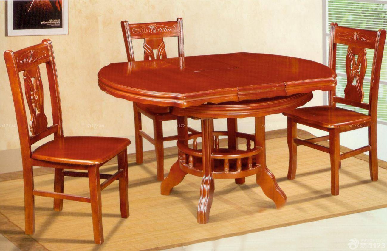 中式风格折叠餐桌装修效果图欣赏