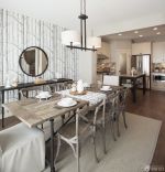 2025家庭室内折叠餐桌装潢图片欣赏