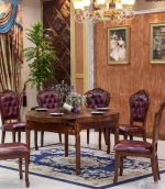 2025最新古典主义风格折叠餐桌图片欣赏