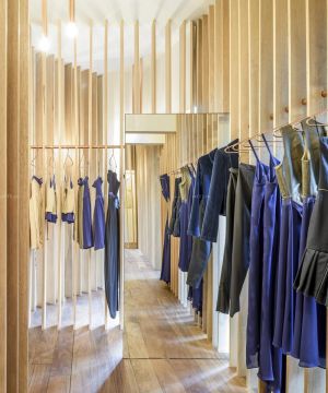服装店面设计展示架装修设计样板