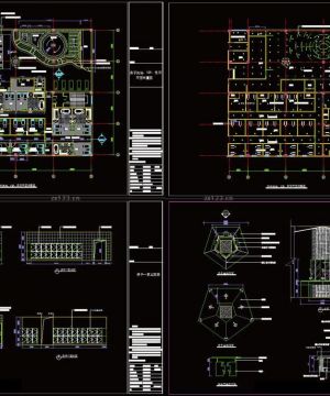 最新公共卫生间cad施工平面图