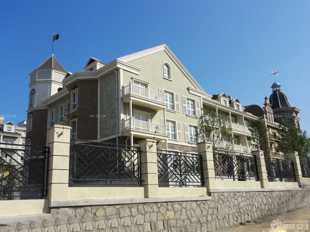 现代欧式风格欧式围墙装修实景图片欣赏