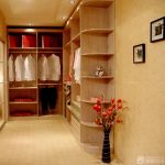 现代时尚独立衣帽间家装鞋柜设计效果图