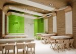 最新快餐店个性餐桌装饰效果图大全2025图片