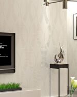 个性现代风格磨砂壁纸装饰效果图2025