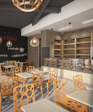 2025最新快餐店艺术灯具装饰实景图欣赏