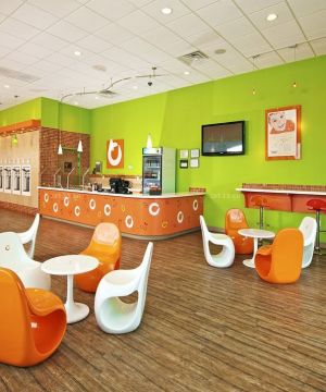 最新快餐店现代简约风格装饰效果图欣赏