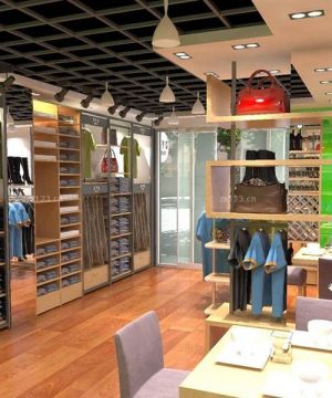 2025私营小服装店吊顶造型装修图片大全