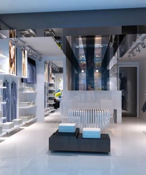 2025最新现代私营小服装店简约装修风格图片