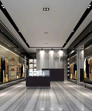 2025小面积服装店面简约时尚风格装修实景图