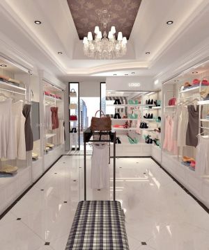 2025小面积欧式女装服装店铺设计效果图