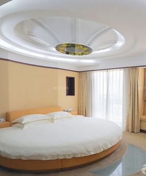2023最新小型宾馆圆形床装修设计效果图